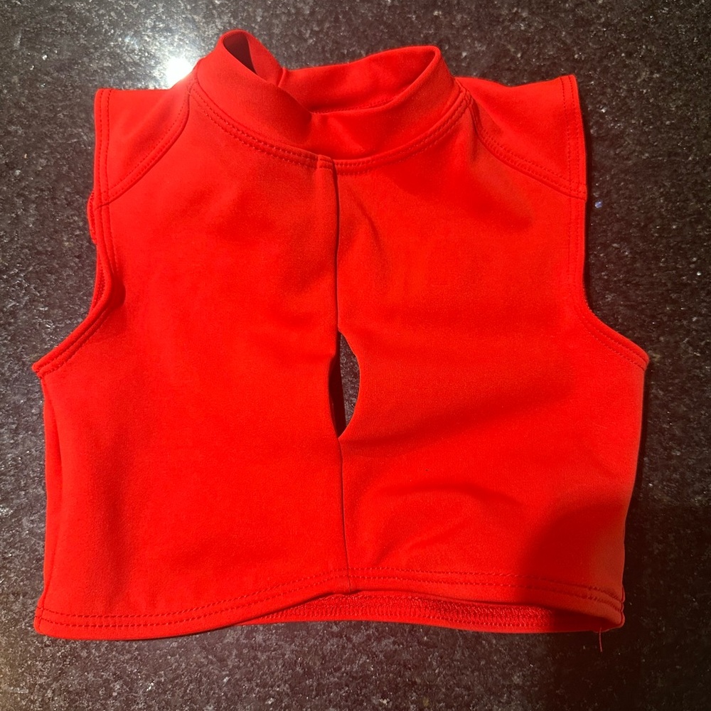 Five dancewear Red Crop Top